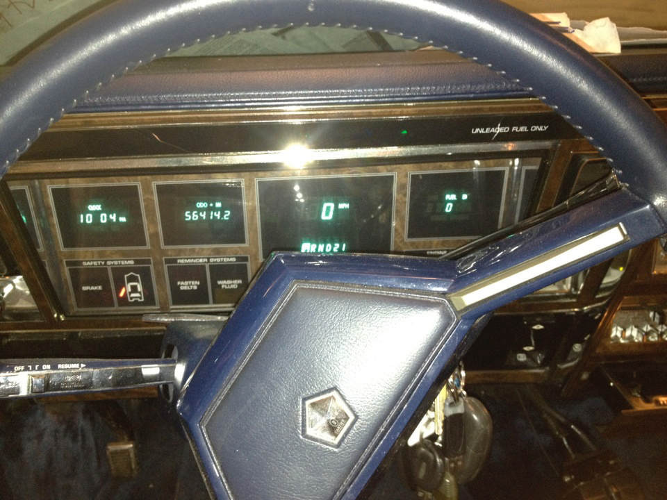 Digital dashboard.