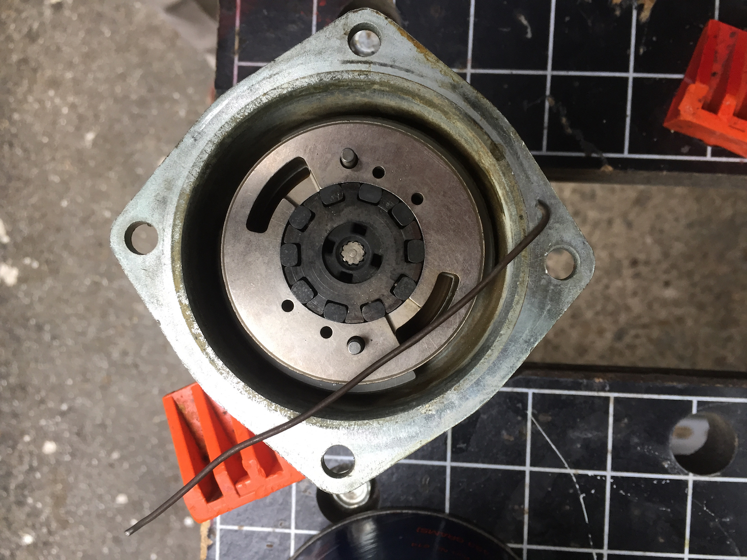 Assembled Control Pump rotor assembly