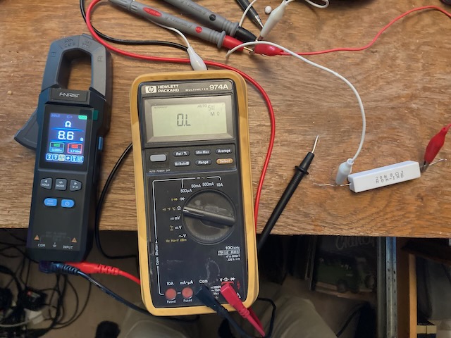 8Ω resistor check. 8.6Ω on the DMC-100